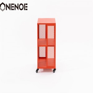 OneNoe Home Modern Furniture Metal Removable Regálem Filving Cabinet Bookcase Cabinet Solid Frame Organizer Storage Cabinet s 3 stupněm